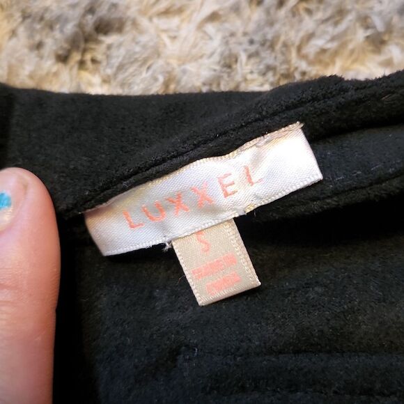 Luxxel Lace Up Front Mini Skirt w/Pockets - Picture 2 of 8